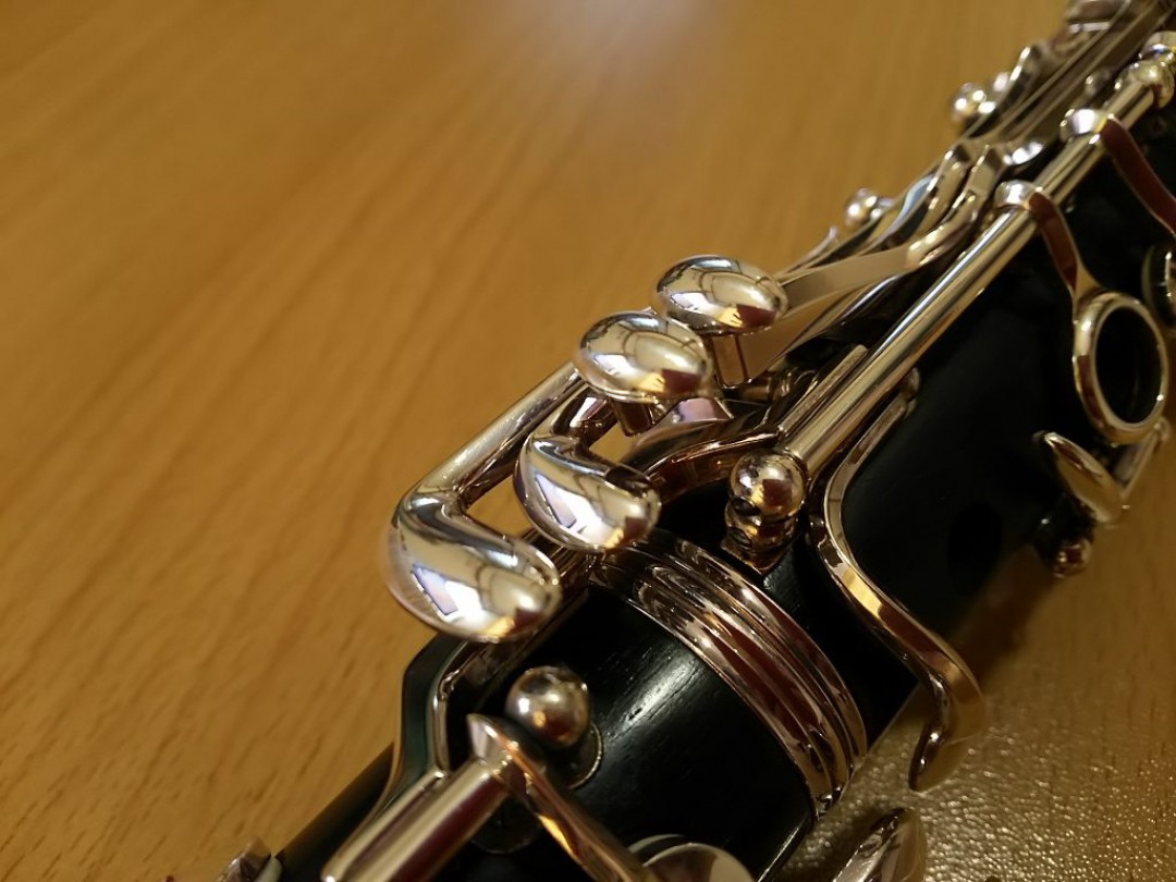クラリネットのアップ