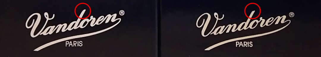 バンドーレンの偽物リードと本物のち外