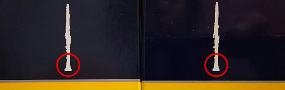 バンドーレンの偽物リードと本物のち外