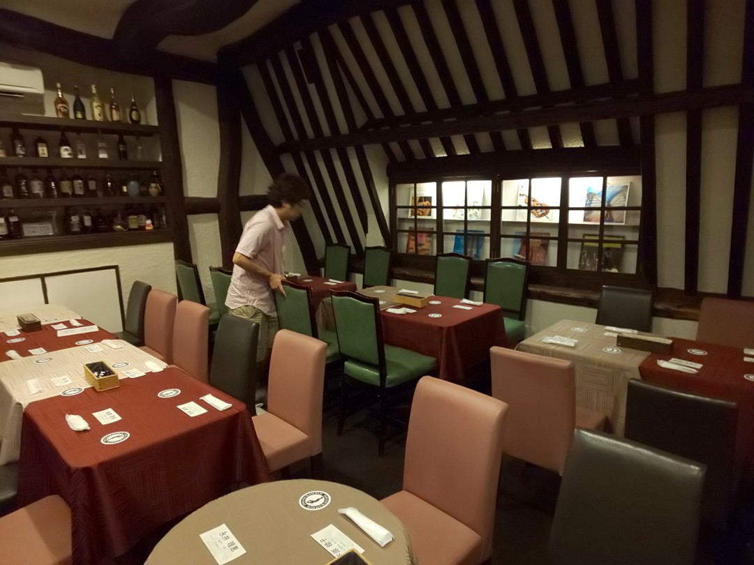 クラリネットライブ会場となるレストラン