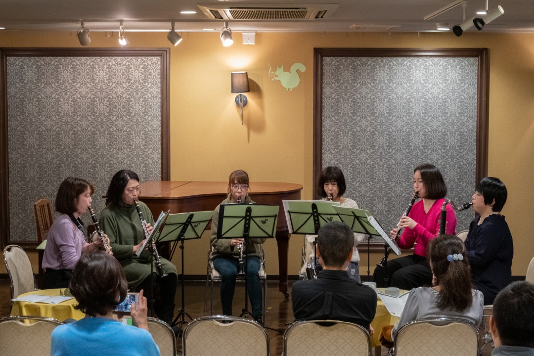 本番で演奏する合奏経験者向けアンサンブルのメンバー