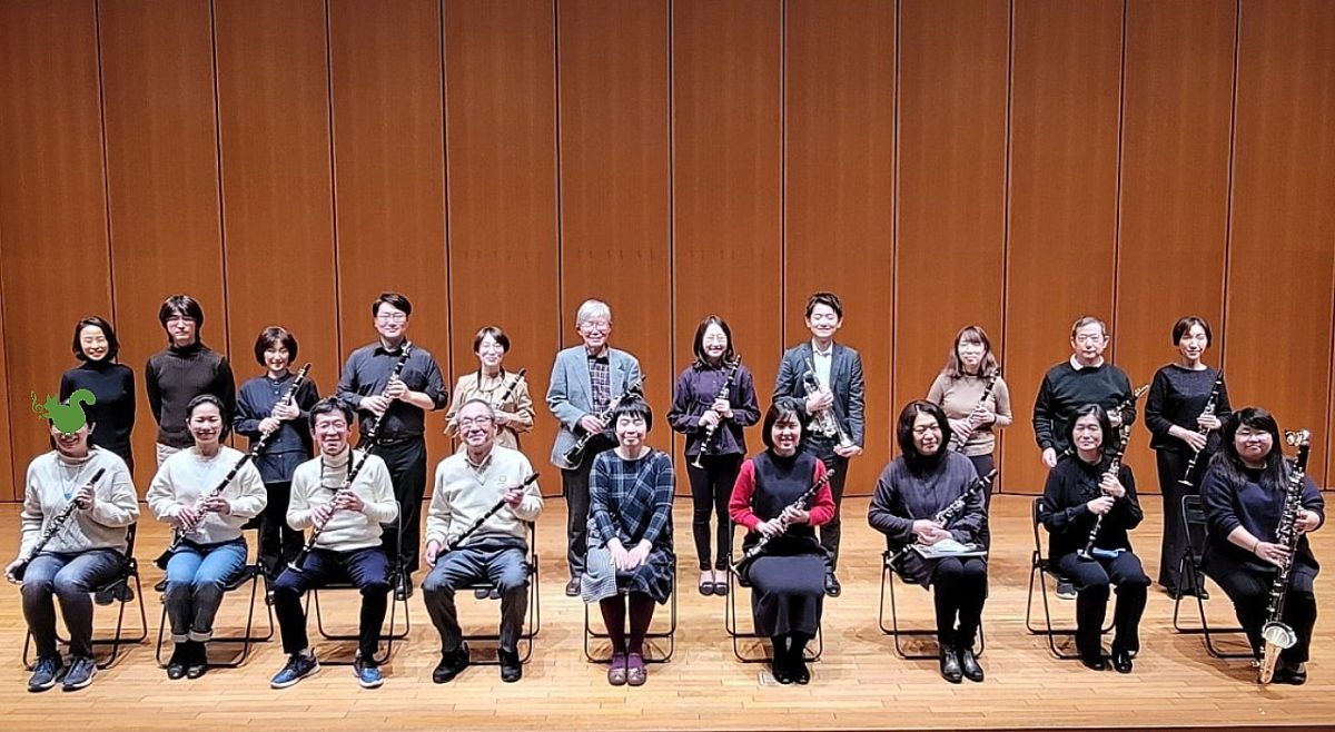 アンサンブル発表会後の集合写真