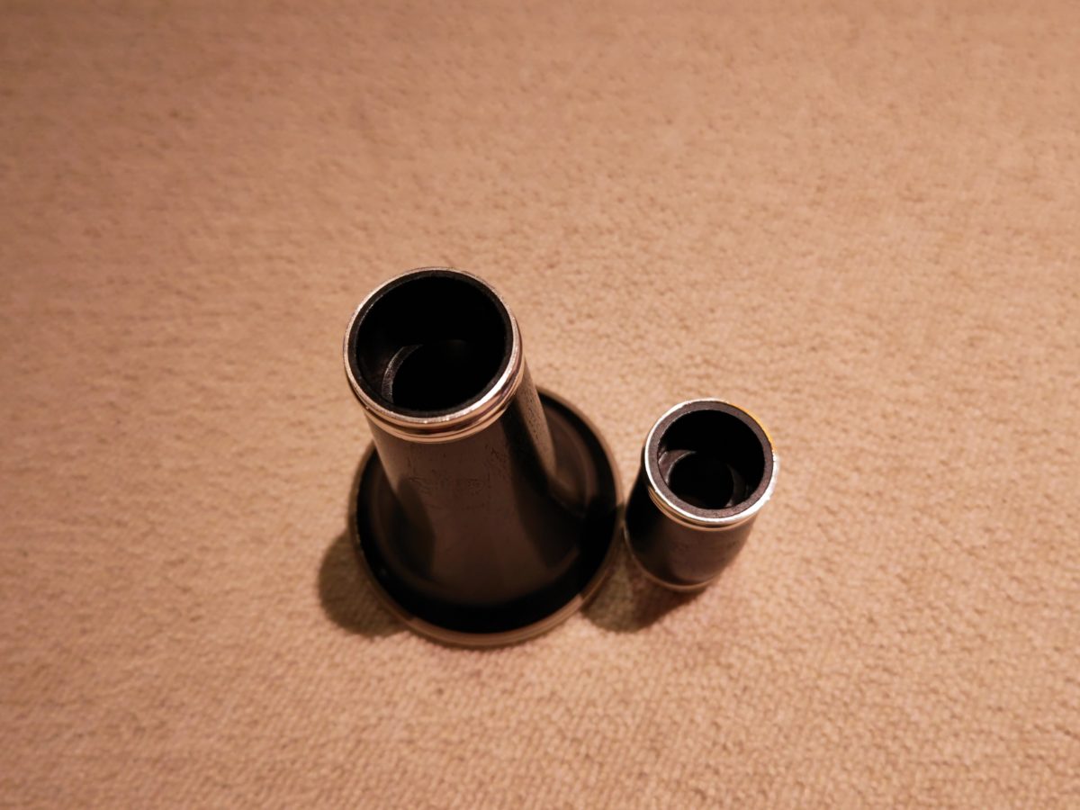 クラリネットのバレル・ベルのジョイント部分