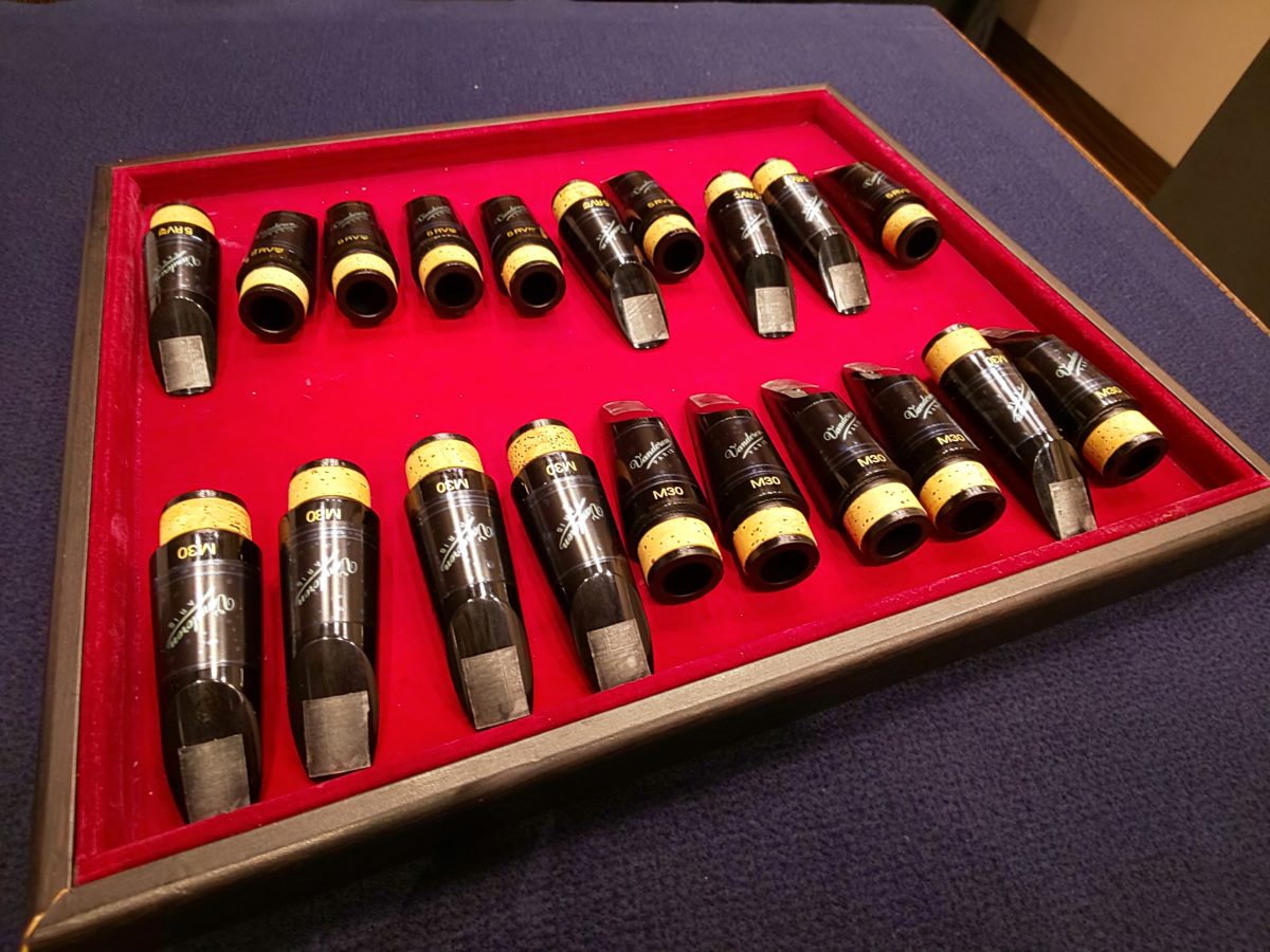 最初の仕分け後のマウスピース