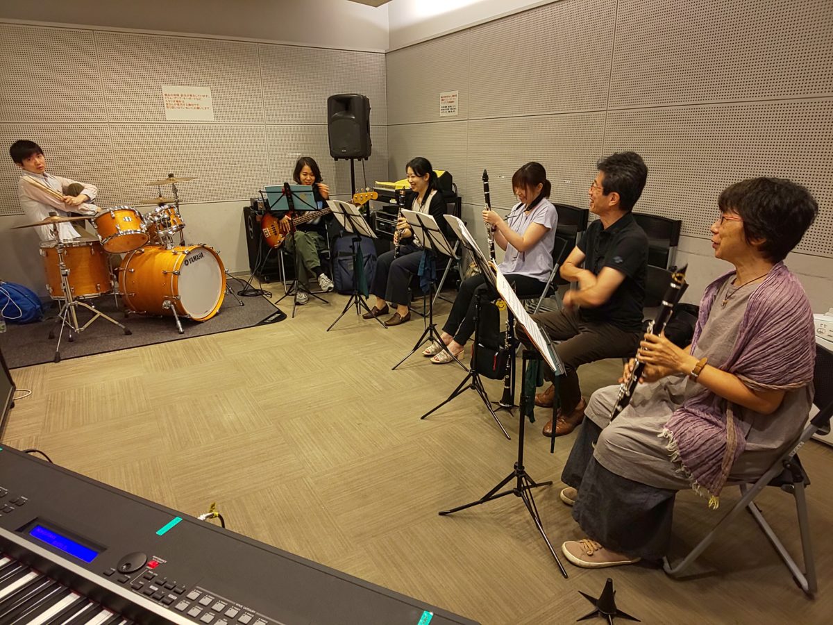 今日も雰囲気のいいバンドアンサンブルメンバー