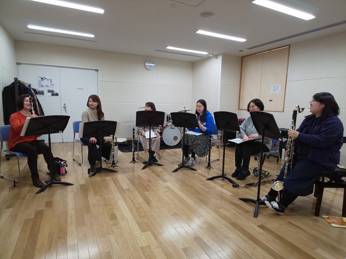 いつも和気あいあいとした雰囲気の上級者アンサンブル