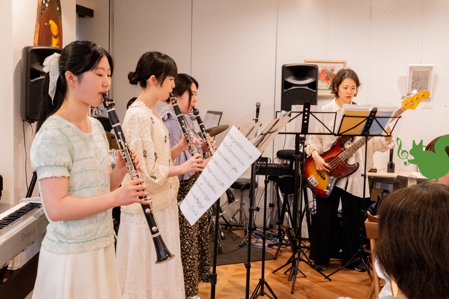 ライブ懇親会初出演の大学生3人組