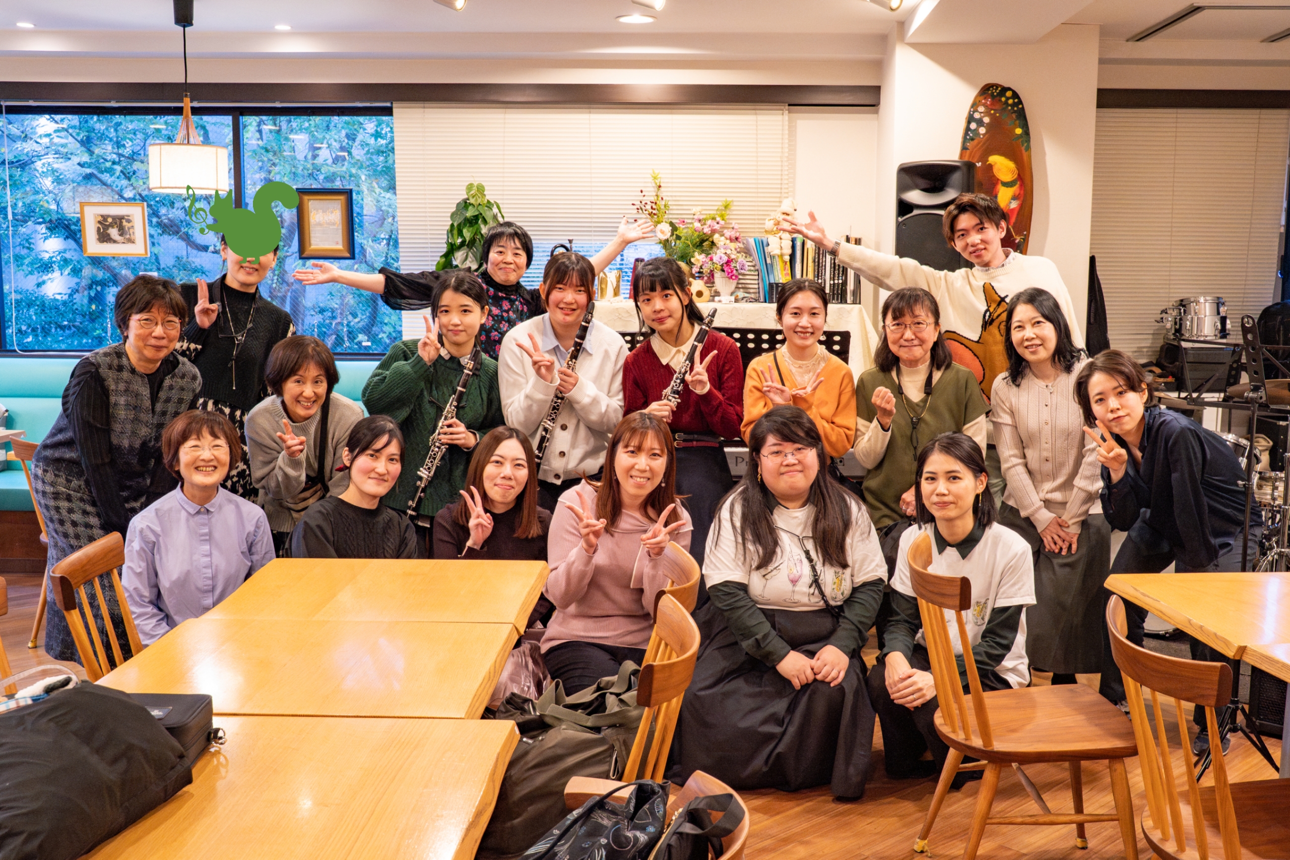 ライブ懇親会出演者の集合写真