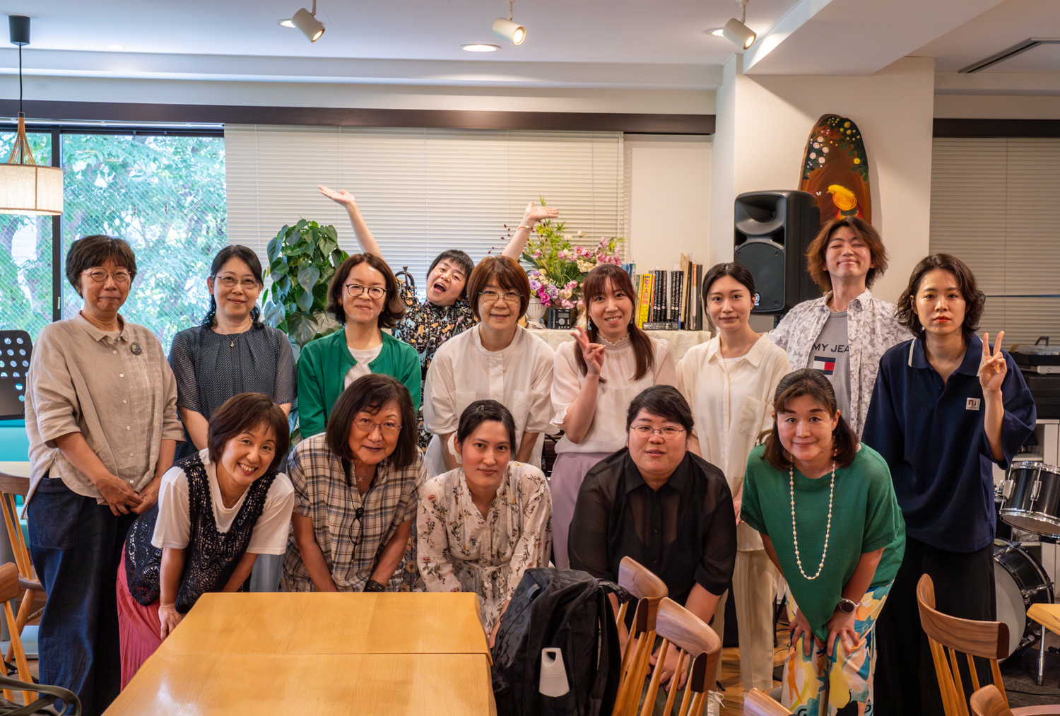 ライブ懇親会出演者の集合写真